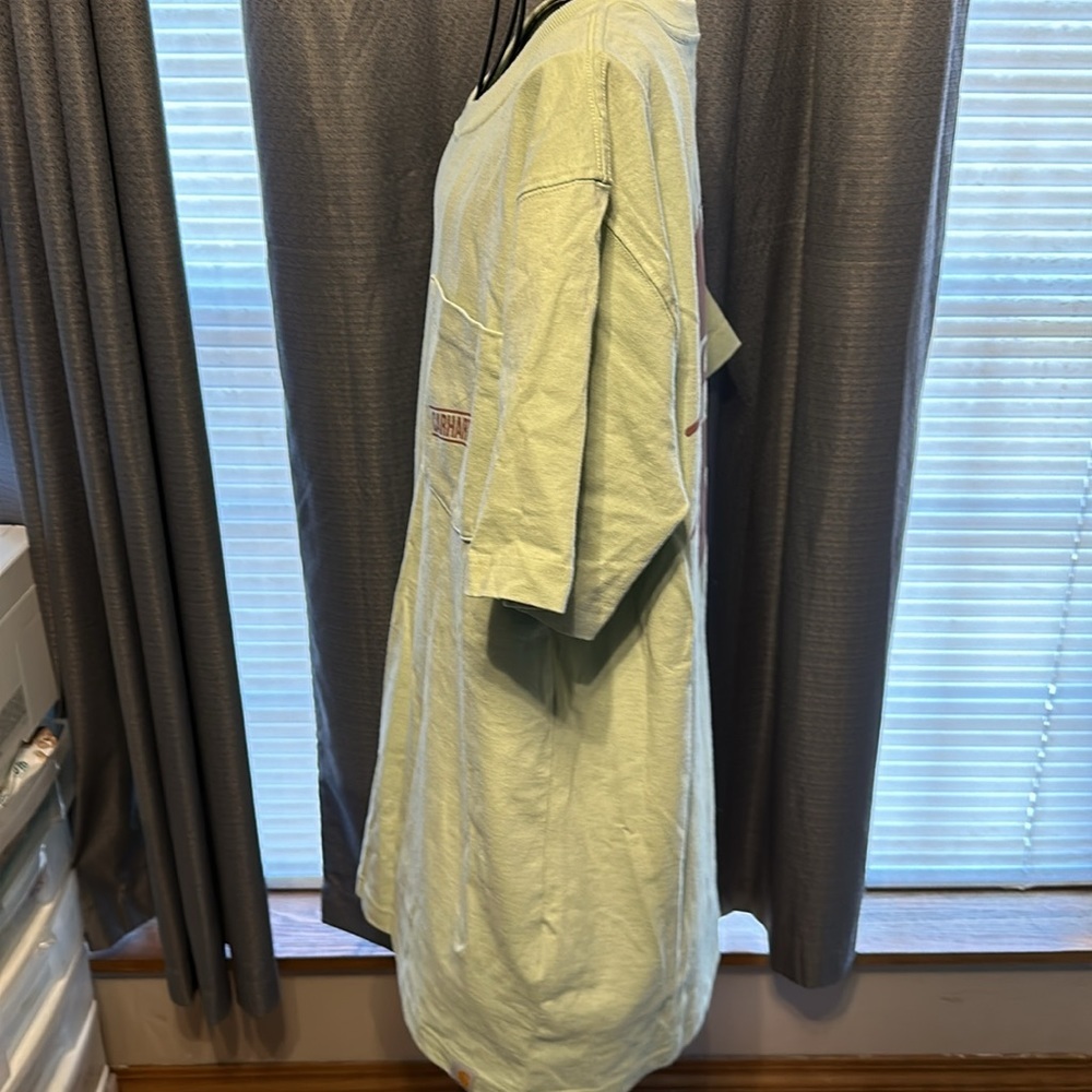 Mens Carhartt Logo Pocket Back Graphic Shirt Relaxed Fit​ - Picture 5 of 7